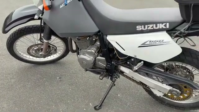 完成したDR650SE